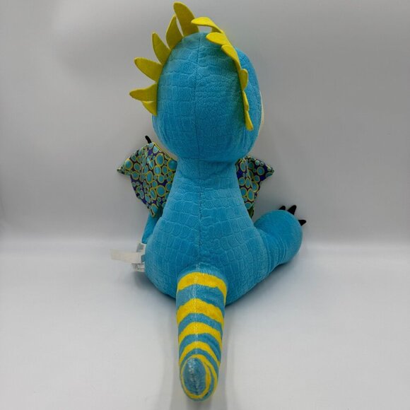 Build-A-Bear Stormfly Dragon Plush Retired How To Train Your Dragon Blue/Yellow - Picture 5 of 11
